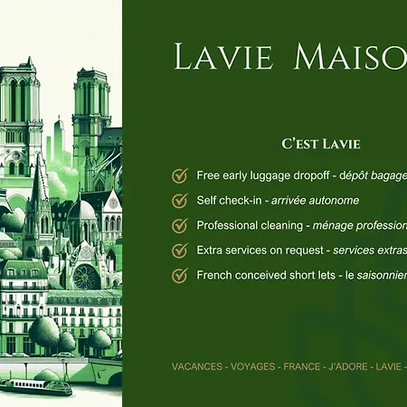 Lavie Maison Louvre, Terrace, Hot Tub And Ac Apartment *